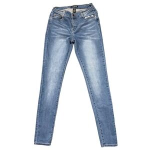 Fashion Nova Women's‎ Size 9 Blue Wash Skinny Jeans Stretch Denim Pants 28 x 33
